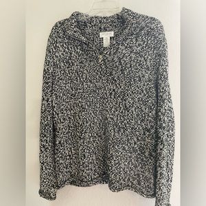 Jones New York salt and pepper comfy sweater